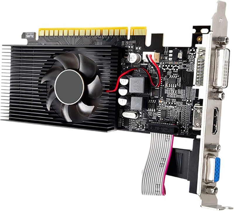 GT730 4GB DDR3 PCI Express 2.0 Graphics Card with VGA DVI Dual HDMI for Multimedia and Light Gaming - Image 1